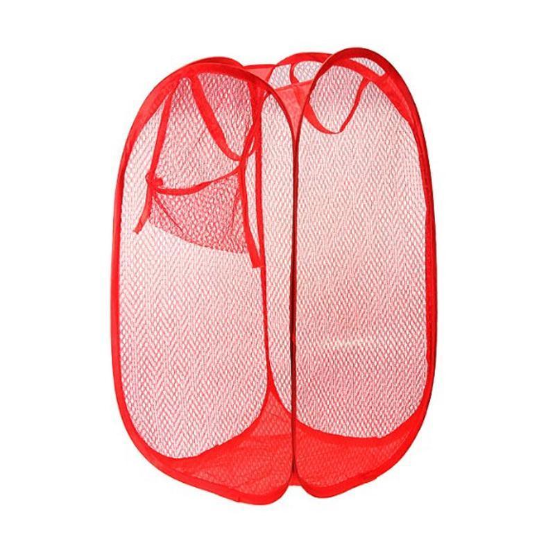 0248 Laundry Hamper Mesh Fabric For Ventilation Foldable Storage Pop Up Clothes Basket - SkyShopy 0248 Laundry Hamper Mesh Fabric For Ventilation Foldable Storage Pop Up Clothes Basket - SkyShopy